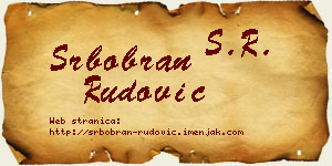 Srbobran Rudović vizit kartica